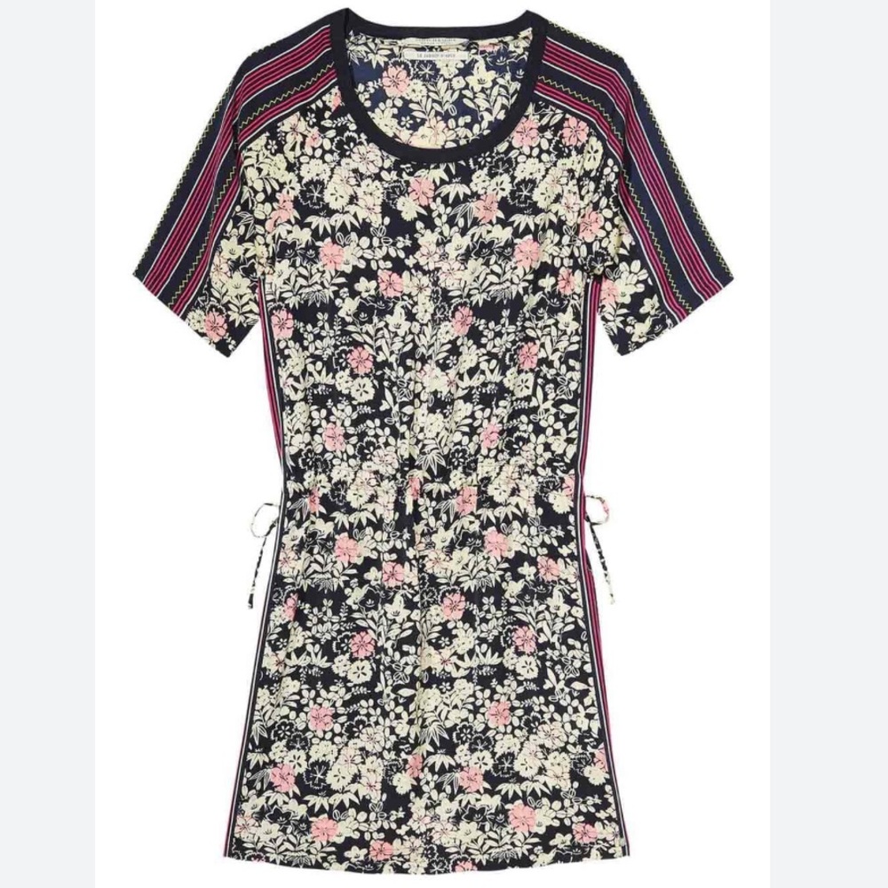 Scotch & Soda Floral tunic cinch waist dress. Size one.